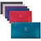 Better Office Products Reusable Poly Envelopes, 975in x 55in Asst'd Colors, Transparent, Side Loading, 1in Gusset, 36PK 34636-36PK - alternate 1